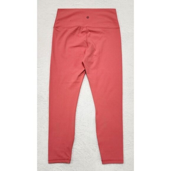 Athleta TRANSCEND 7/8 TIGHT Coral Pink Leggings Medium - Picture 6 of 10